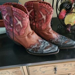 SOLD - Womens Dan Post cowboy boots-mid calf - SOLD
